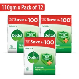 Dettol Soap Original 110gm - Pack of 12